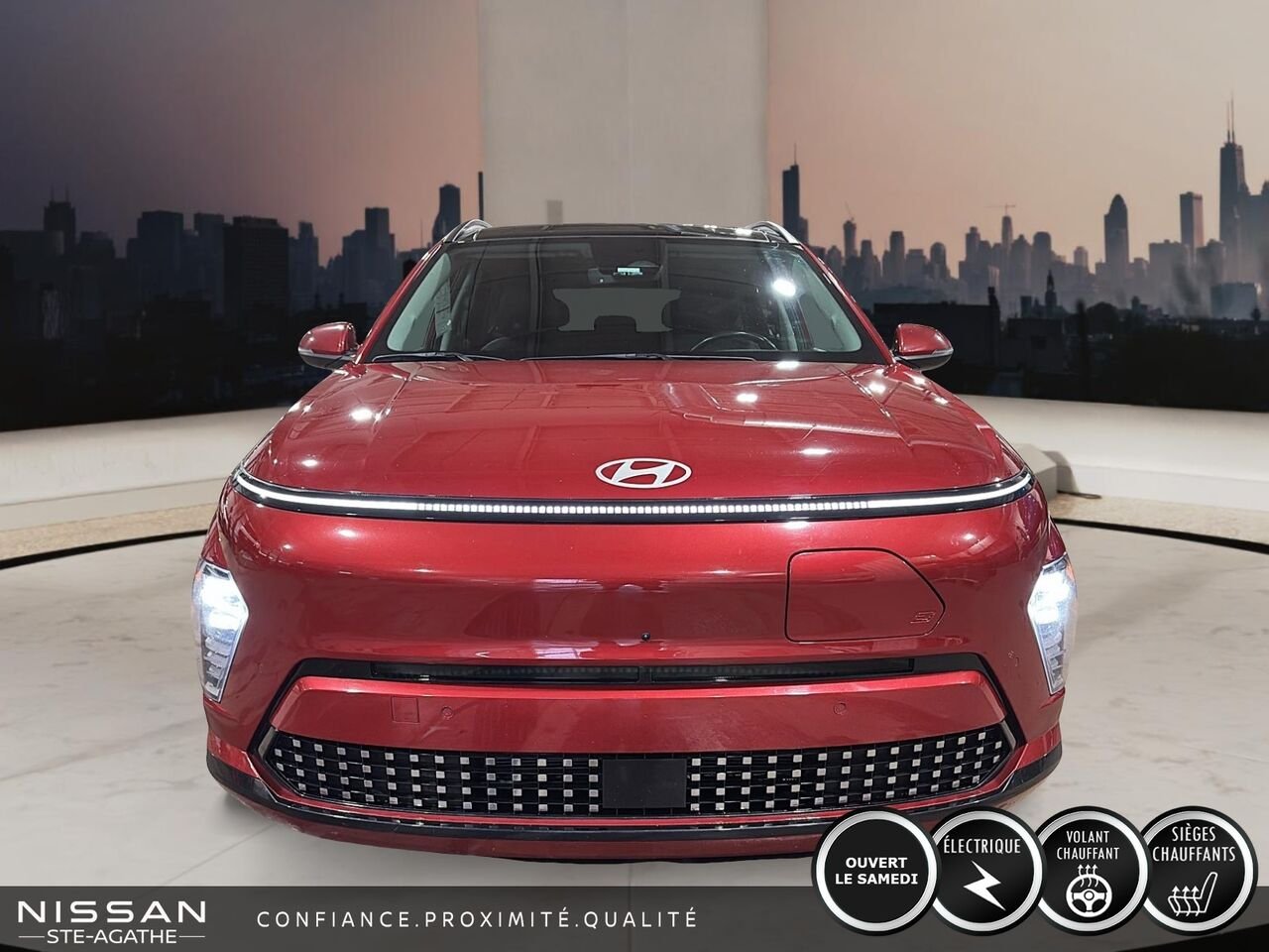 2024 Hyundai Kona Electric Red Saint-Jérôme - photo #1