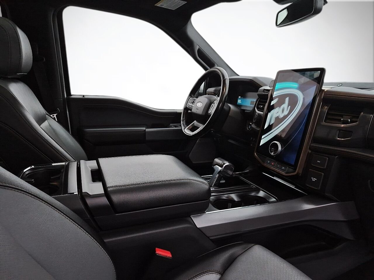 2022 Ford F-150 Lightning White Saint-Jérôme - photo #9