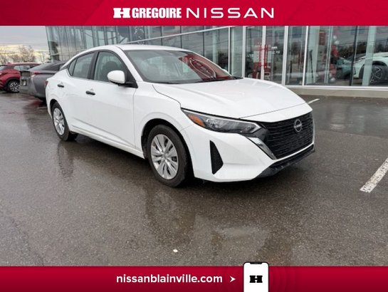 2024 Nissan Sentra S Plus CLIMATISEUR GROUPE ELECTRIQUE White