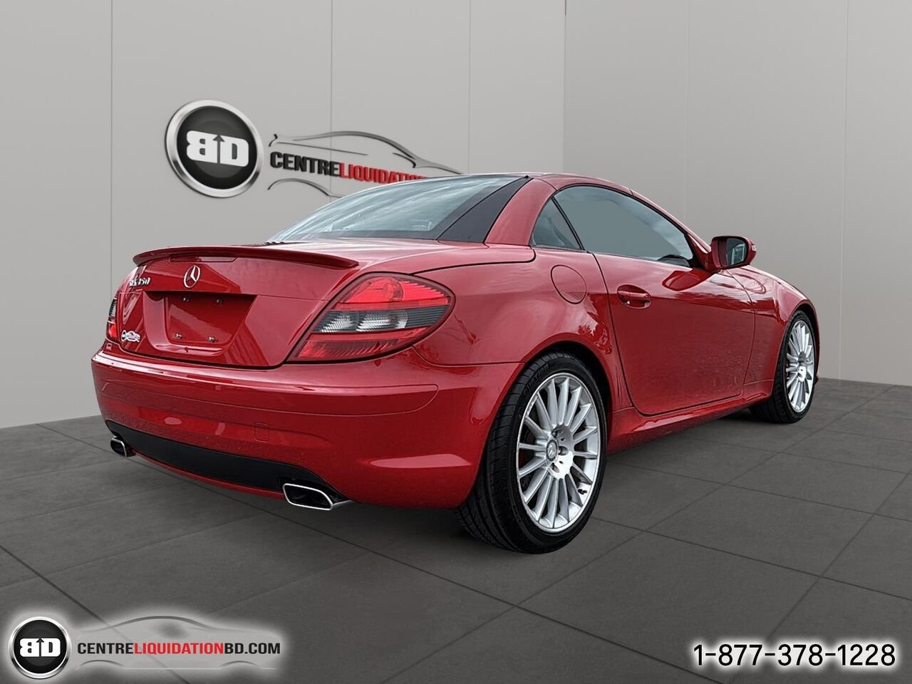 Mercedes-Benz Classe-SLK SLK 350 roadster 2 portes | BD0412 2010 Rouge Granby - photo #5
