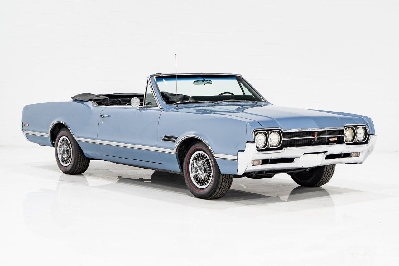 Oldsmobile 442 PRIX EN USD | Matching# 400cu.in. 4-Speed 1966 Bleu Montréal - photo #50
