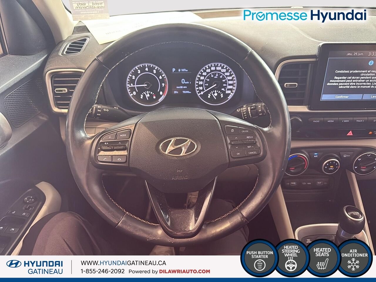 Hyundai Venue 2022 Bleu Gatineau - photo #9
