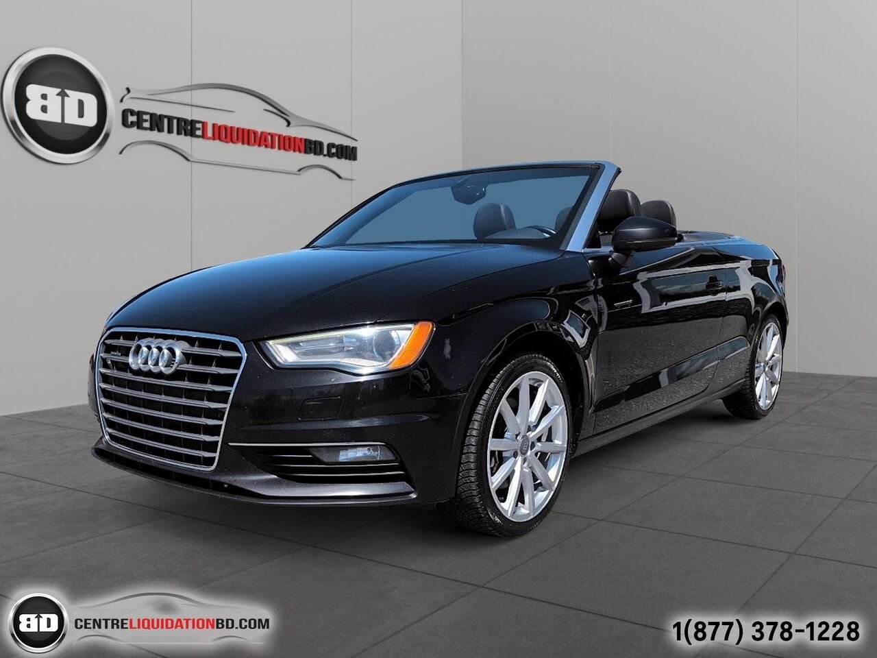 2015 Audi A3 2.0T Progressiv TSI QUATTRO CONVERTIBLE | BD0240 Black Granby - photo #0