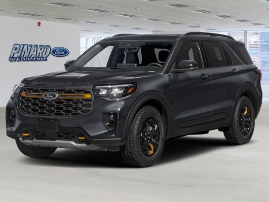 2026 Ford Explorer Tremor Agate Black Metallic