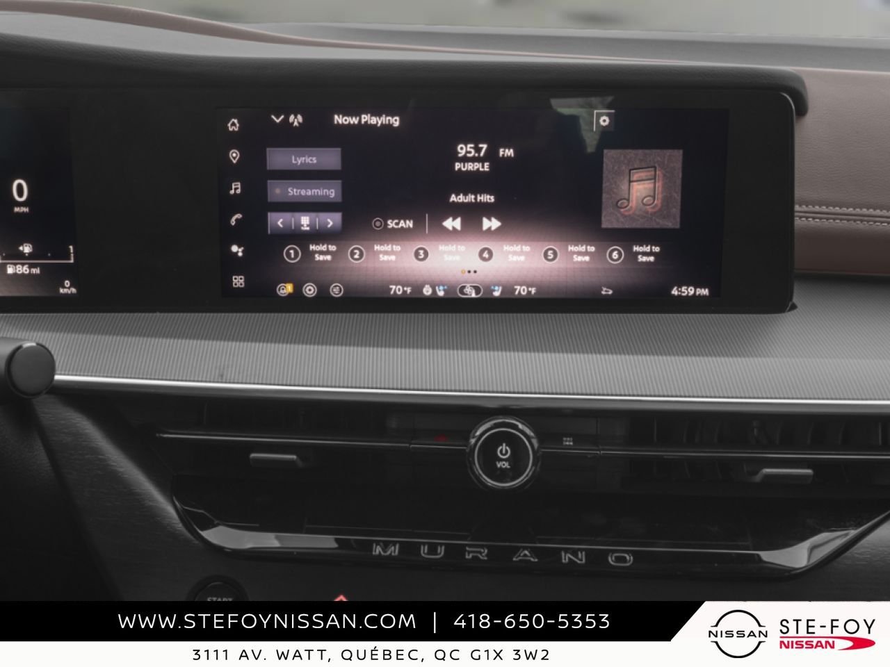 NISSAN MURANO PLATINE 2027 Noir Ste-Foy - photo #9