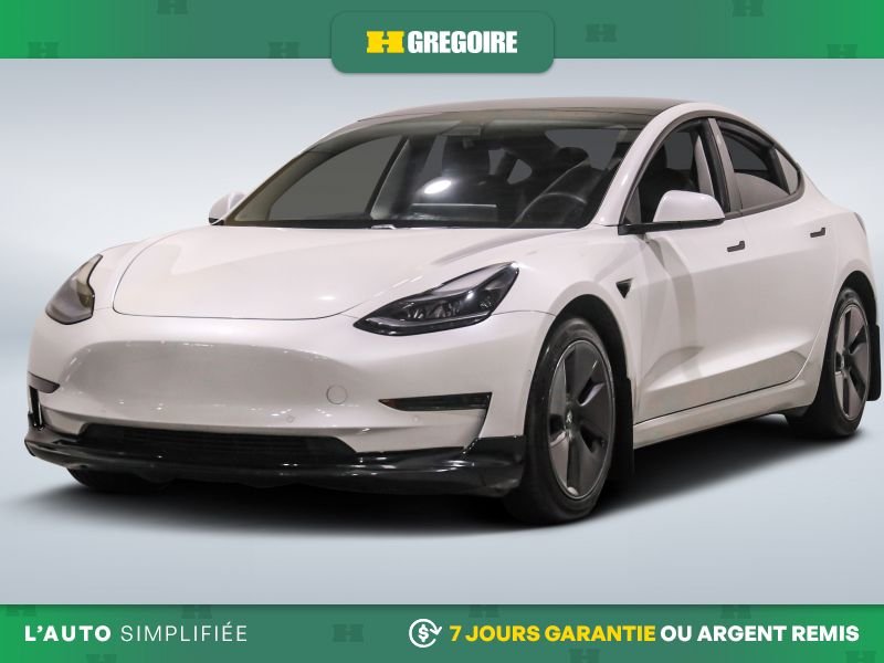 2021 Tesla Model 3 White Saint-Eustache - photo #2