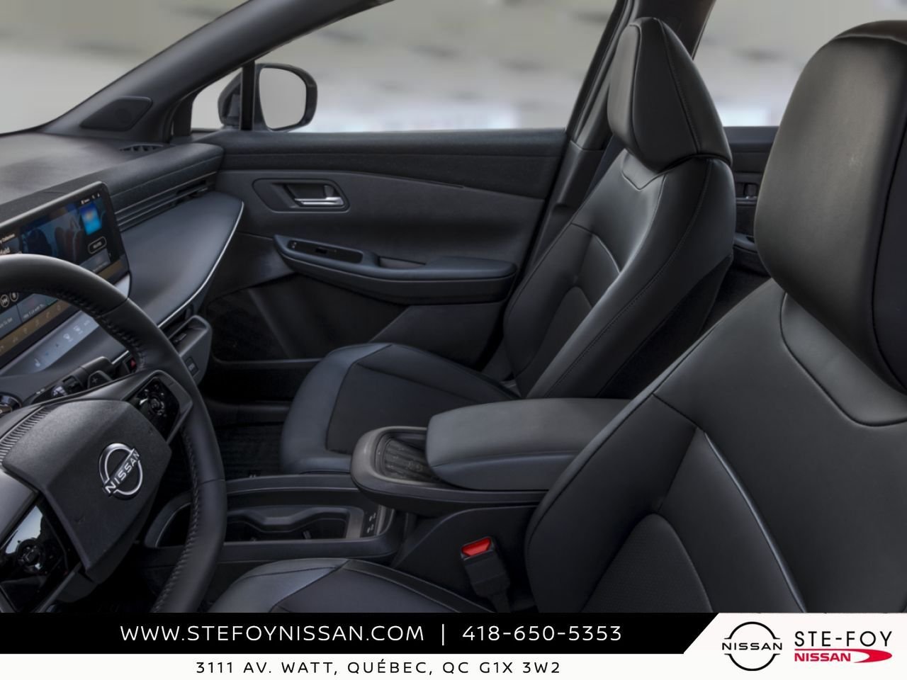 2026 NISSAN LEAF Everest White Pearl Tricoat/Black Ste-Foy - photo #10