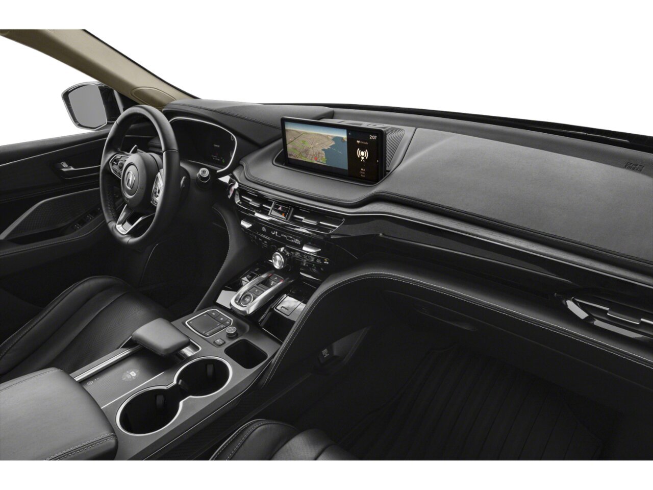 Acura MDX Platinum Elite 2023 LIQUID CARBON METALLIC(NH-885)-EBONY Saint-Eustache - photo #6