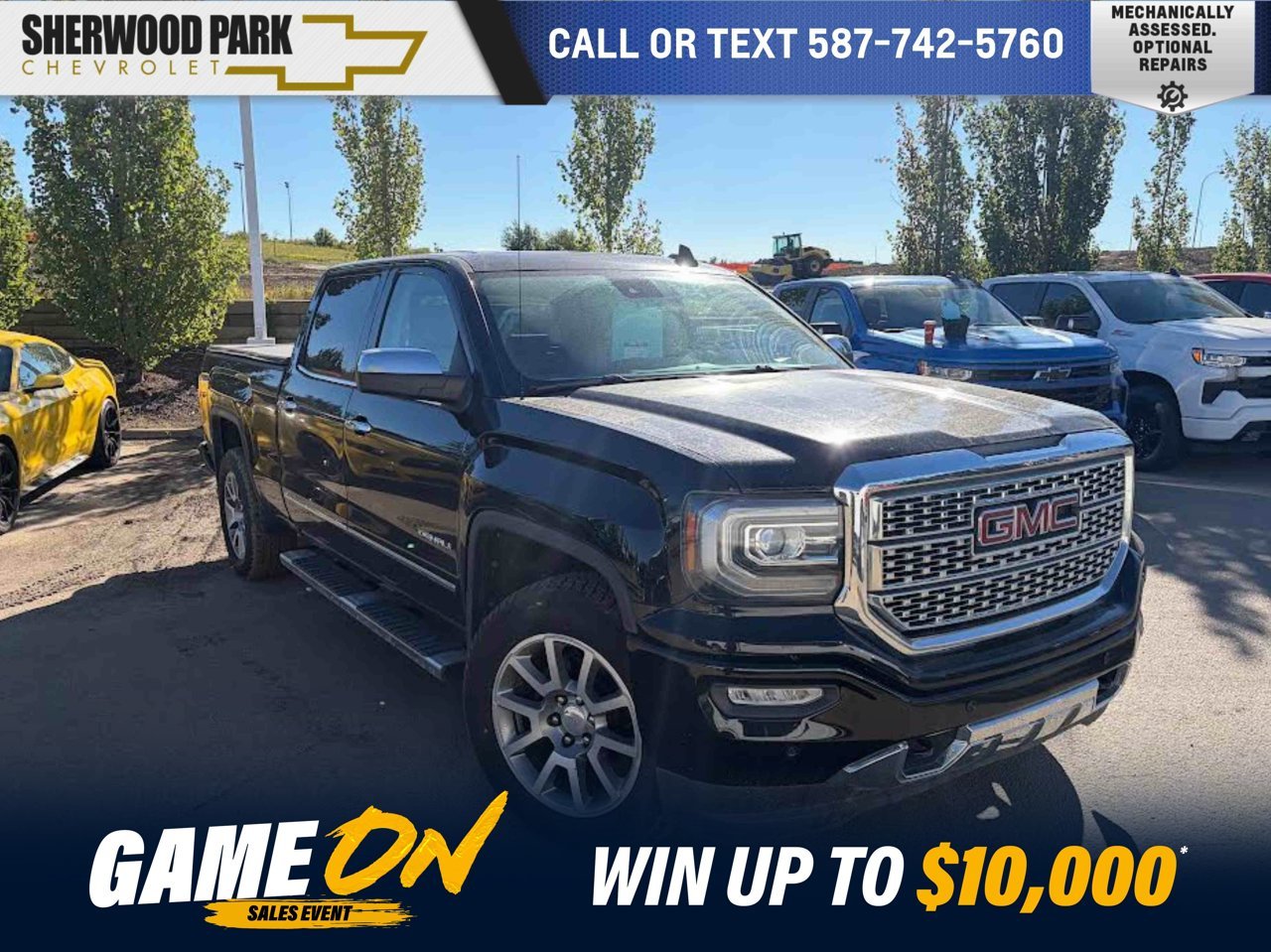 2017 GMC Sierra 1500 4WD Crew Cab 143.5 Denali Black Sherwood Park - photo #0