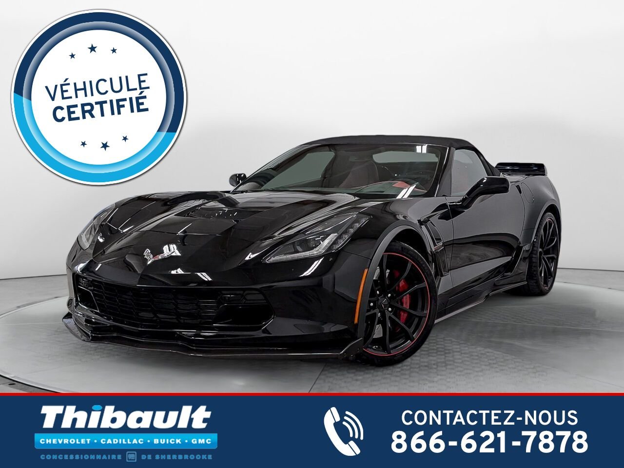 2019 CHEVROLET CORVETTE 3LT Grand Sport Carbon Pack Exhaust Corsa Black Sherbrooke - photo #0