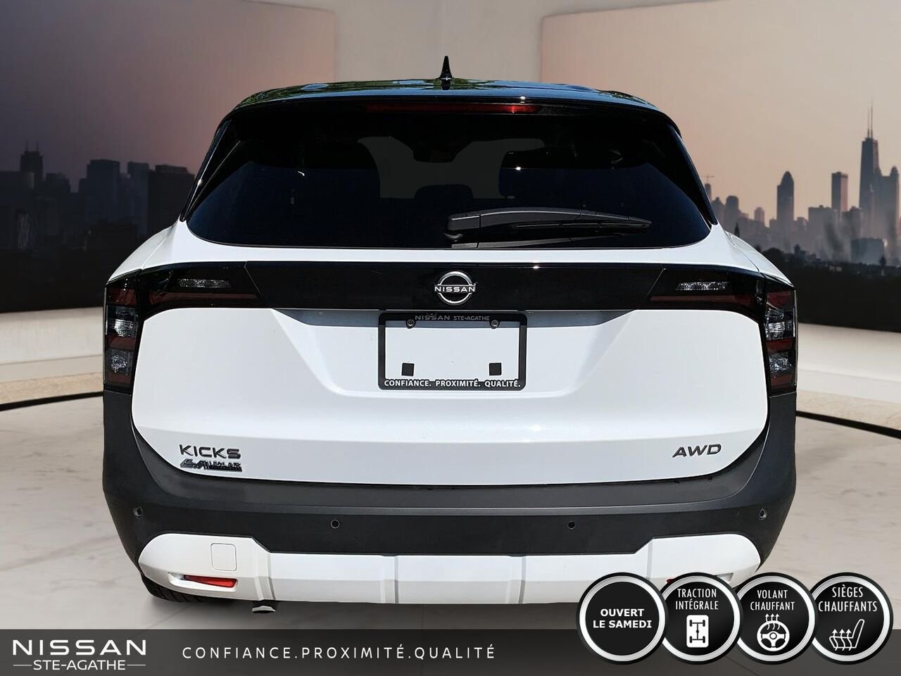 Nissan Kicks SV | AWD | BANCS CHAUFFANTS | MAGS | 2026 Blanc Saint-Jérôme - photo #3