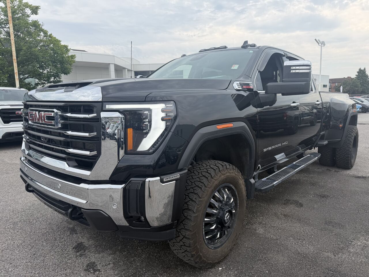 Black 2025 GMC Sierra 3500HD Pickup Truck Four-Wheel Drive Automatic