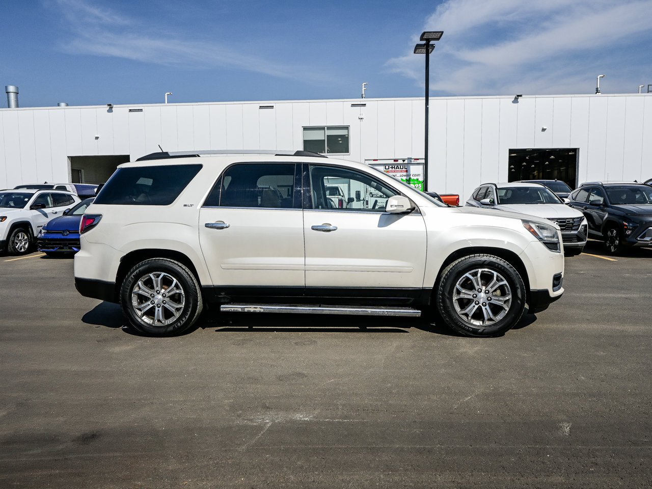 2014 GMC Acadia AWD 4dr SLT2 White Sherwood Park - photo #14