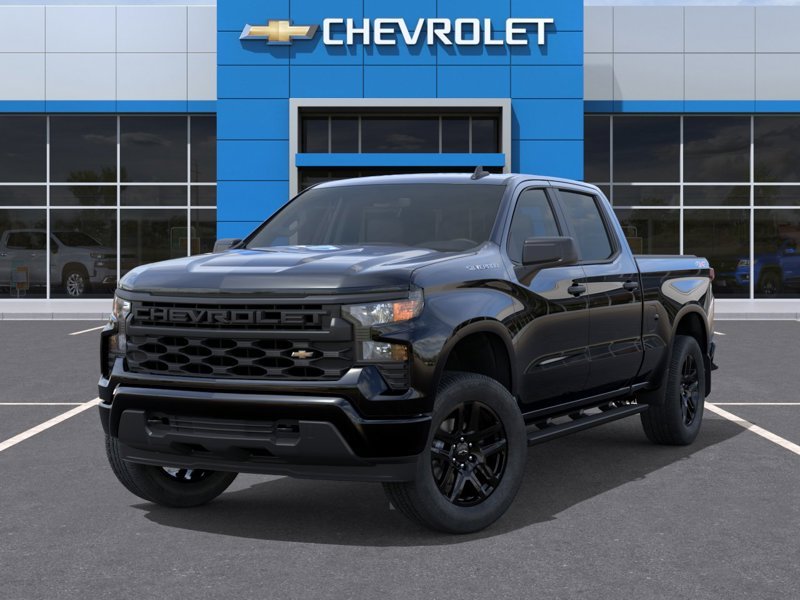 CHEVROLET Silverado 1500 Custom cabine multiplace 4RM 157 po 2026 Noir Gatineau - photo #5