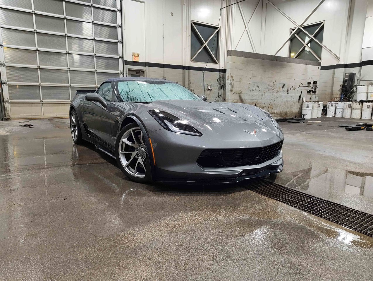 2016 Chevrolet Corvette 2dr Z06 Conv w/3LZ Shark Gray Metallic Sherwood Park - photo #1
