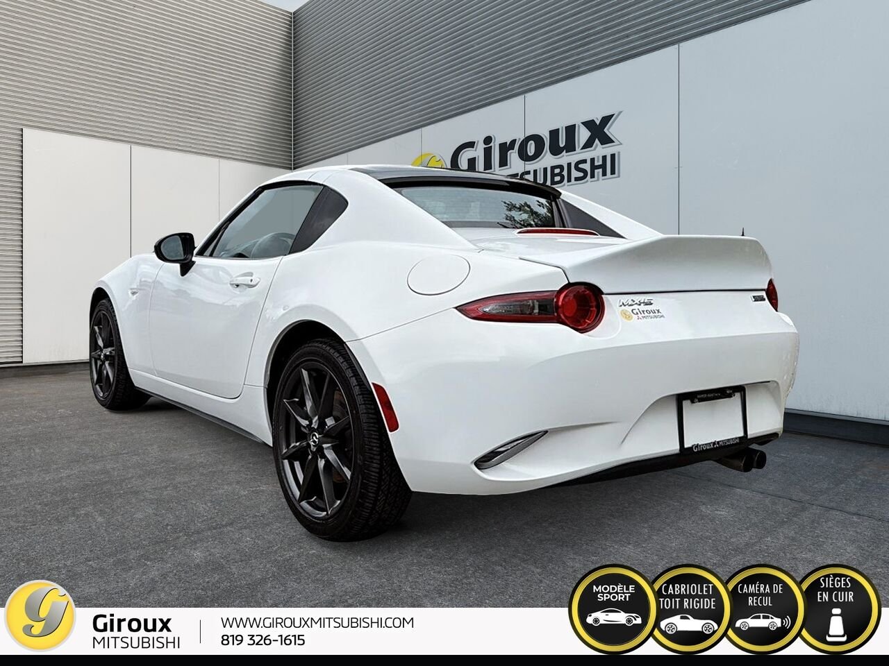 2017 Mazda MX-5 RF White Sainte-Agathe-des-Monts - photo #3