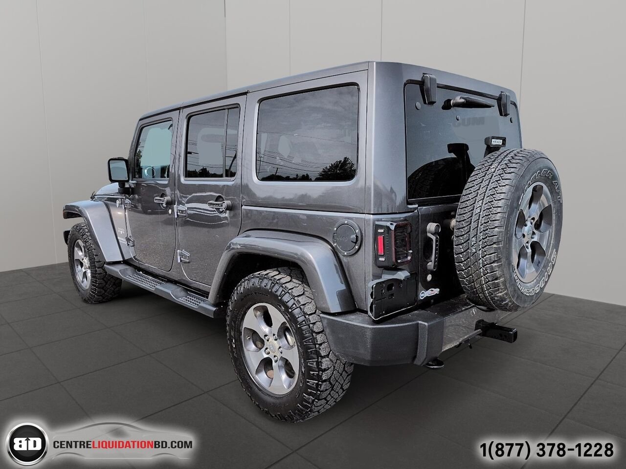 JEEP WRANGLER UNLIMITED SAHARA | BD0367 2016 Gris Granby - photo #7