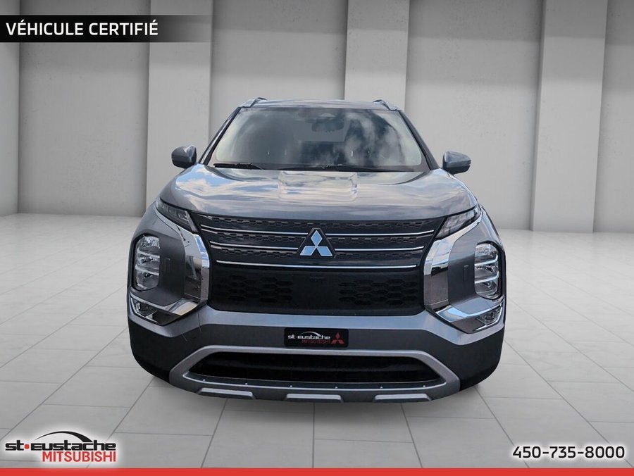 Mitsubishi Outlander PHEV LE S-AWC PHEV-CUIR-TOIT OUVRANT-BANC CHAUFFANT-VOLANT CHAUFFANT-CARPLAY/ANDROID AUTO 2024 Argent
