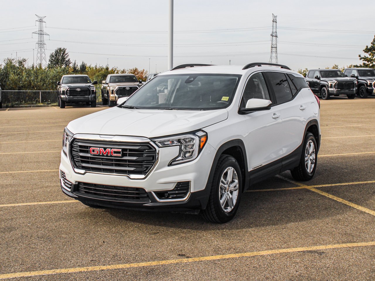 2024 GMC Terrain AWD 4dr SLE White Sherwood Park - photo #3