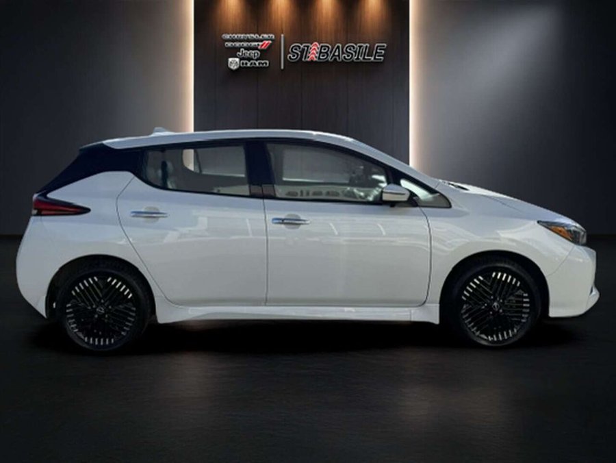 2023 Nissan Leaf SL PLUS, CUIR, SIEGES ET VOLANT CHAUFFANTS, SYSTEME BOSE White