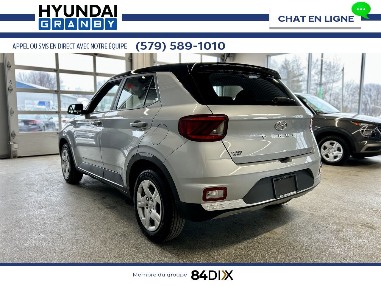 Hyundai Venue 2023 Gris Granby - photo #4