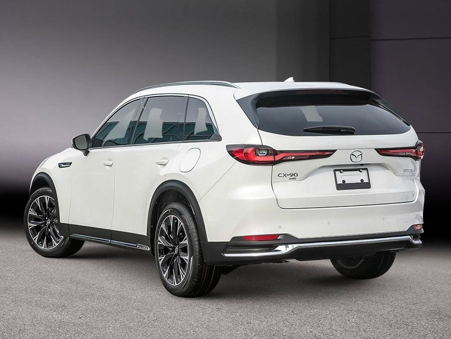 Mazda CX-90 hybride rechargeable GT 2026 Blanc rhodium métallisé