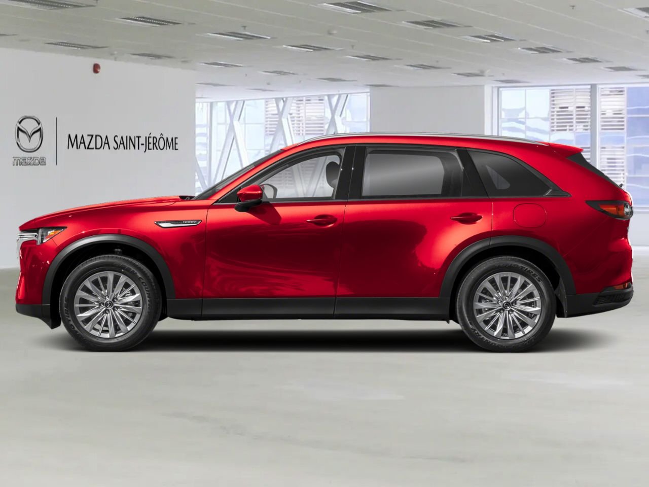 MAZDA CX-90 hybride rechargeable GS-L TI | HYBRIDE RECHARGEABLE | TOIT OUVRANT | VOLANT CHAUFFANT | DÉMARRAGE À DISTANCE 2026 Rouge vibrant cristal métallisé Saint-Jérôme - photo #1