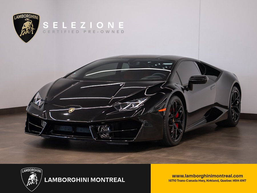 2018 Lamborghini Huracan RWD | SELEZIONE 1 YEAR CPO Black