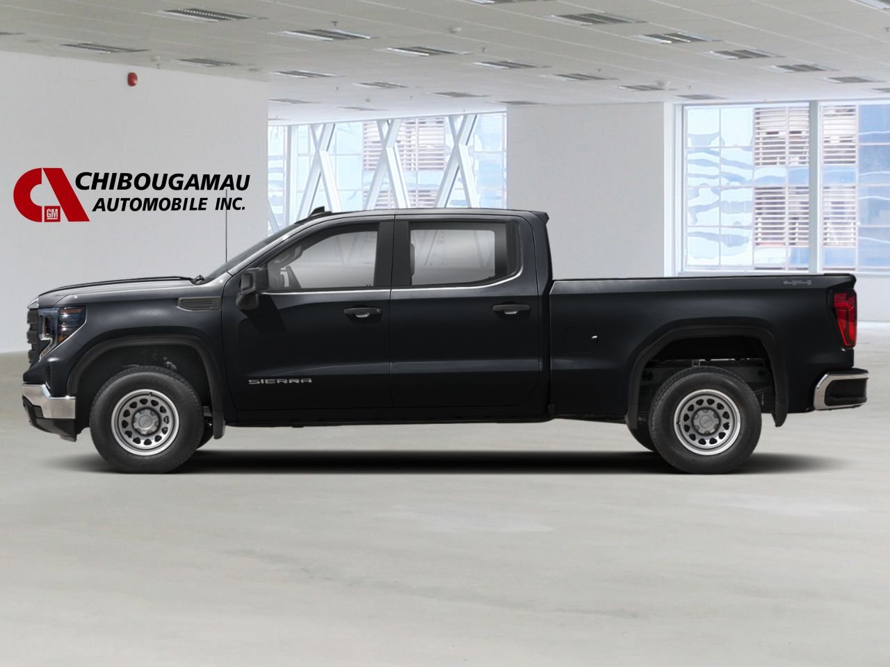 GMC Sierra 1500 K1500 SIERRA CREW CAB PRO STD/BOX (1SA) 2026 Noir onyx Chibougamau - photo #1