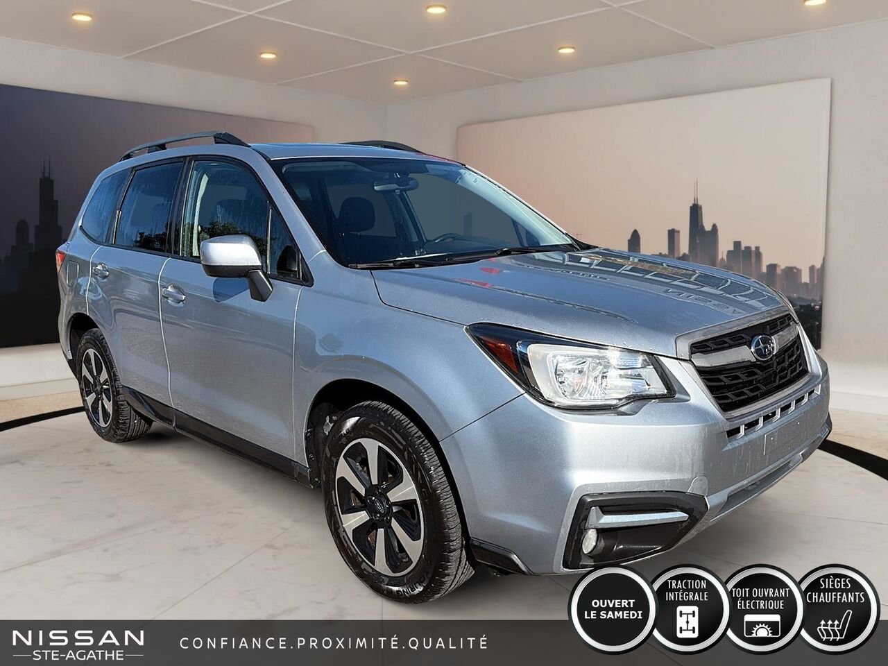 Subaru Forester 2018 Argent Ste-Agathe des Monts - photo #2