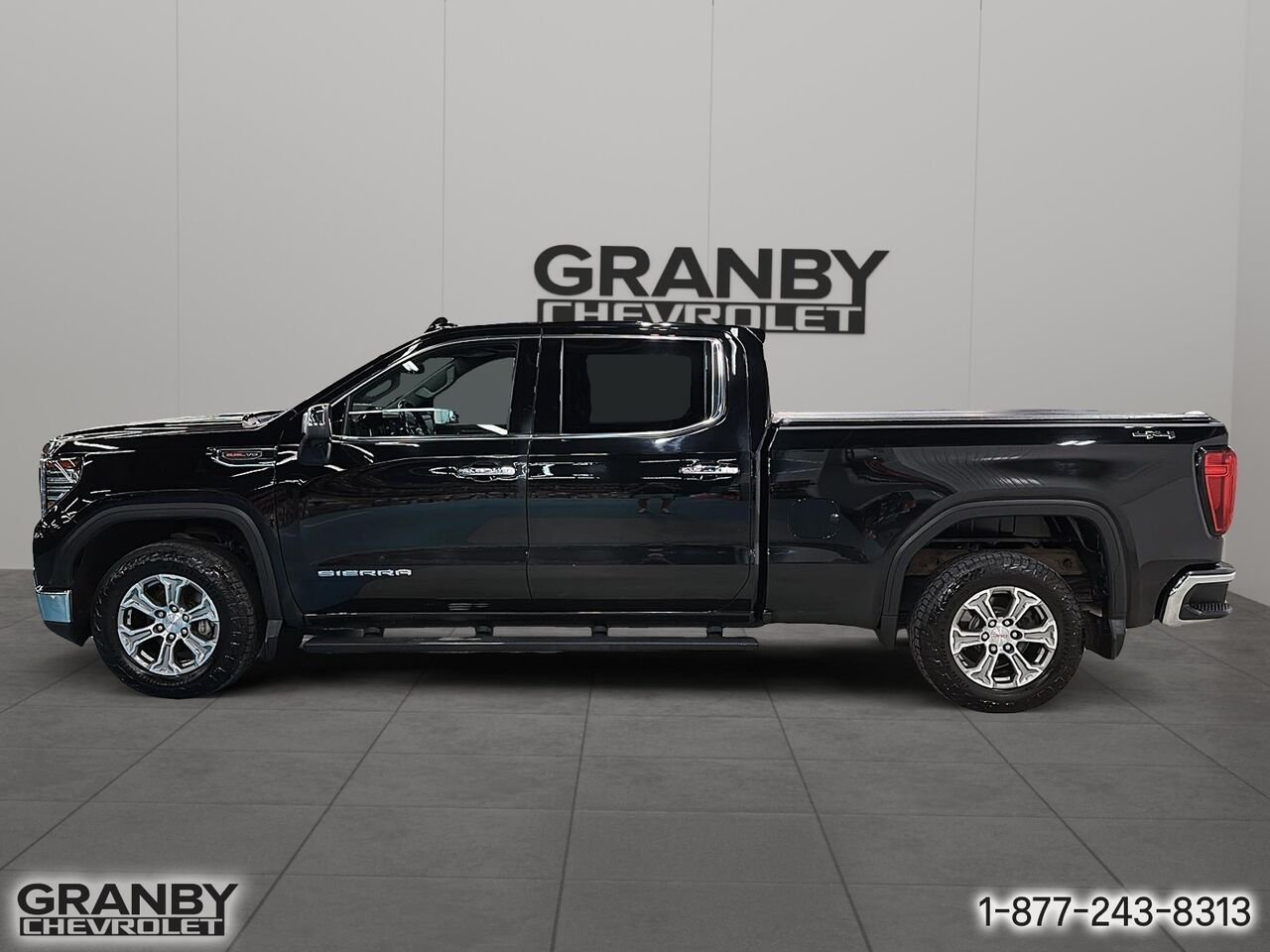 2022 GMC Sierra 1500 SLT crewcab remorquage max boite 6.6 moteur 6.2 L | 26-1059A Black Granby - photo #7