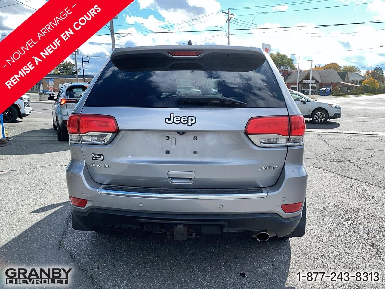 2018 Jeep Grand Cherokee Limited 4x4 | G3889 Silver Granby - photo #5