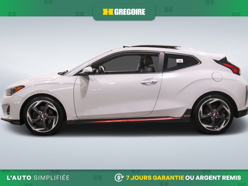2019 Hyundai Veloster Turbo MANUEL A/C CUIR TOIT MAGS CAM RECUL BLEUTOOT White