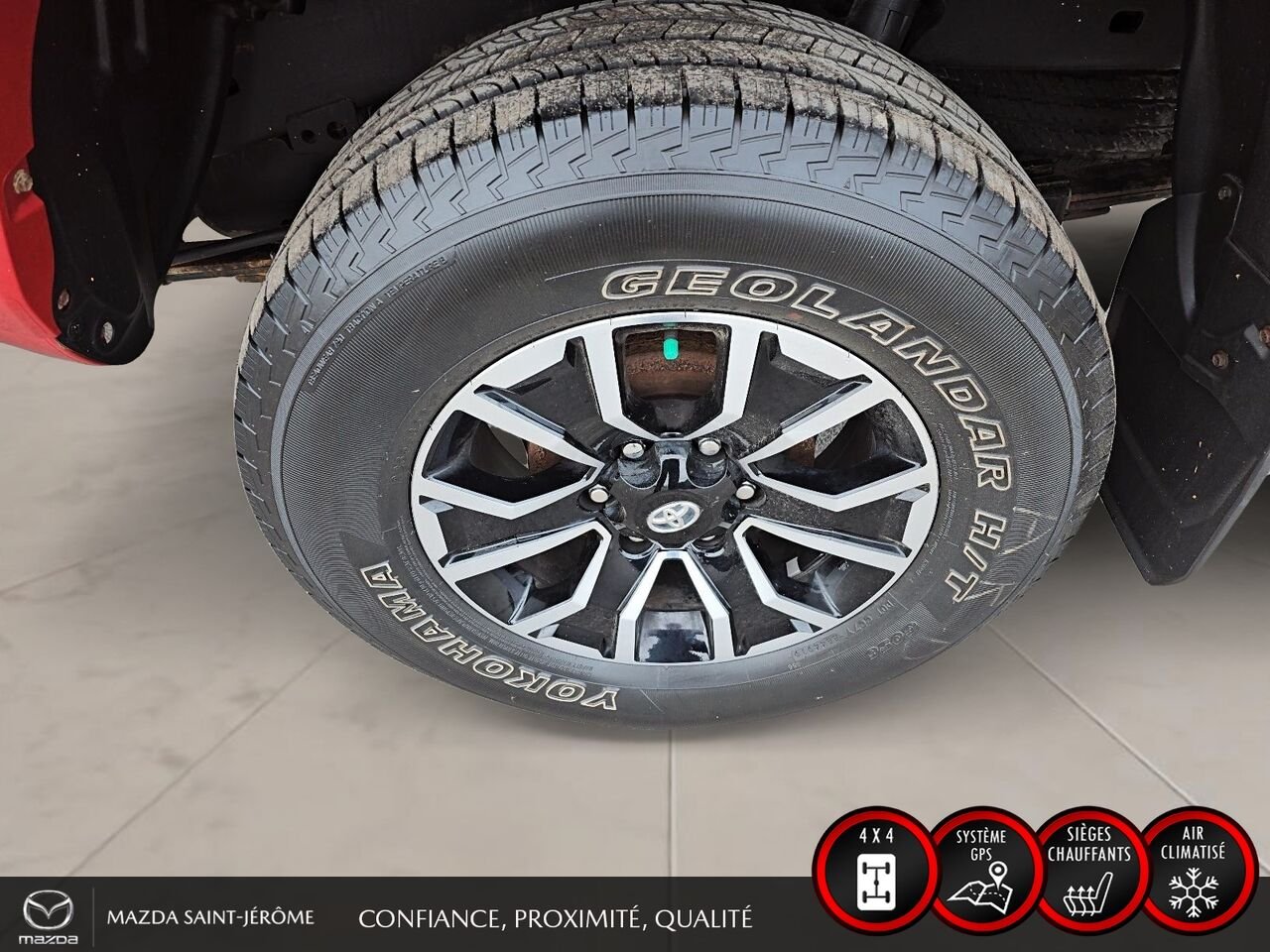 2021 Toyota Tacoma TRD SPORT | 1 PROPRIÉTAIRE | CREWCAB | V6 | 4X4 | AUTOMATIQUE Red Saint-Jérôme - photo #11