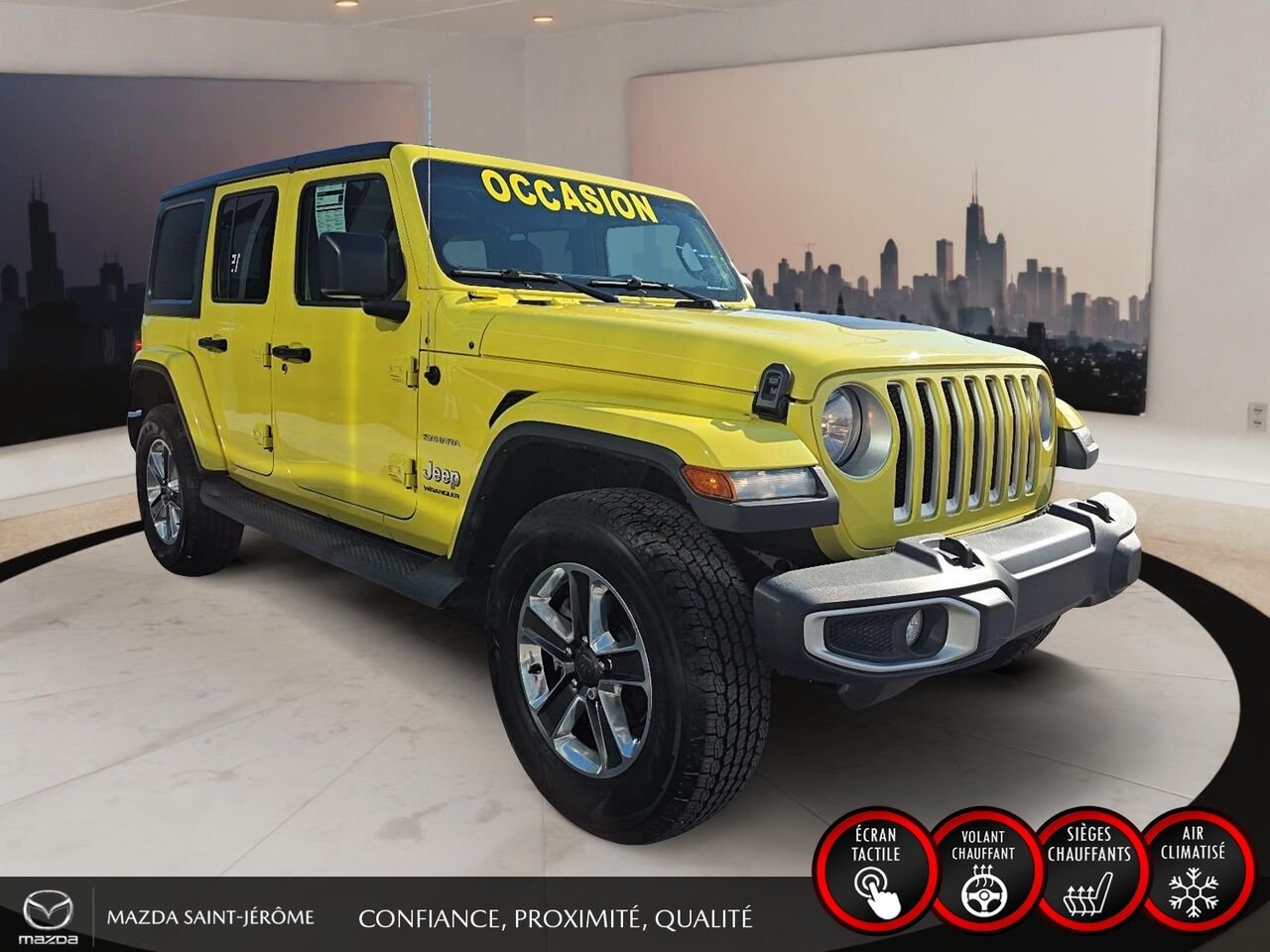 2023 Jeep Wrangler Yellow Saint-Jérôme - photo #3