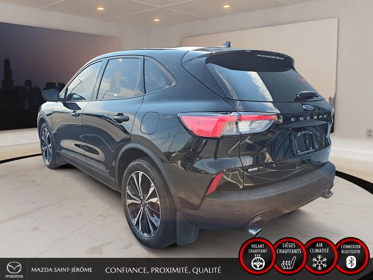 2022 Ford Escape Black Ste-Agathe des Monts - photo #8