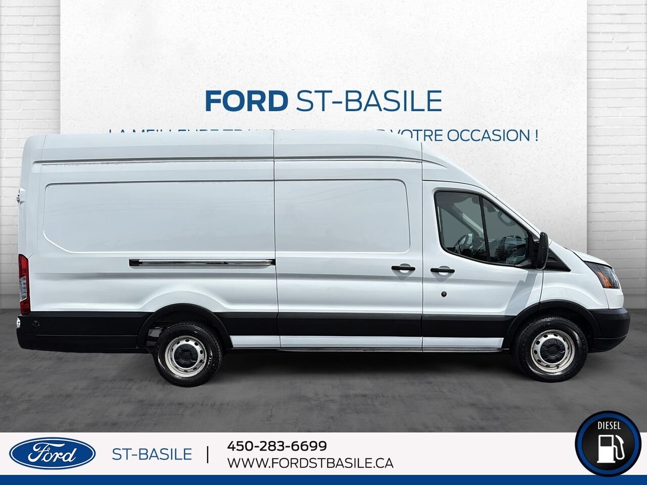2019 Ford Transit fourgon utilitaire White Saint-Basile-le-Grand - photo #8
