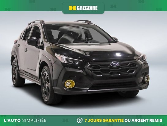 2024 Subaru Crosstrek Onyx AWD AUTO A/C TOIT MAGS CAM RECUL BLEUTOOTH Black