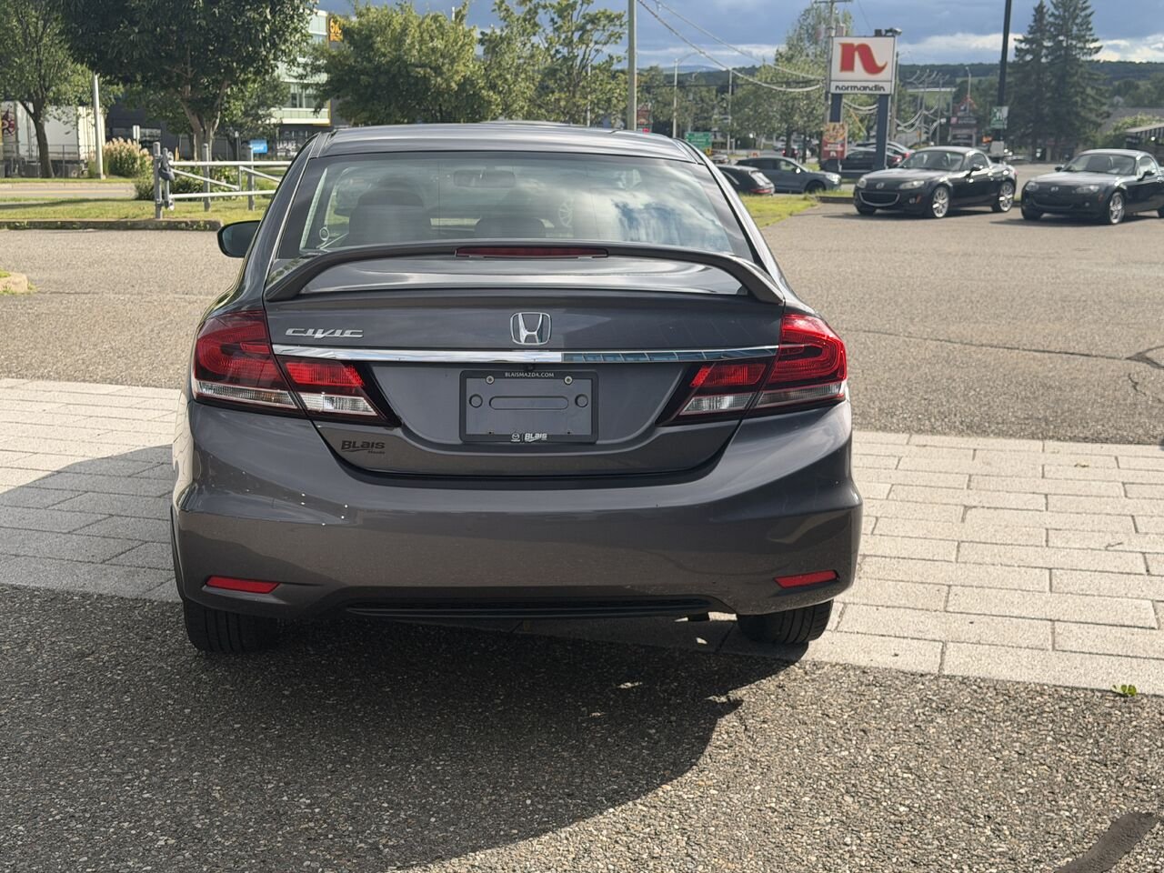 2014 Honda Civic Berline Grey Ste-Marie - photo #5