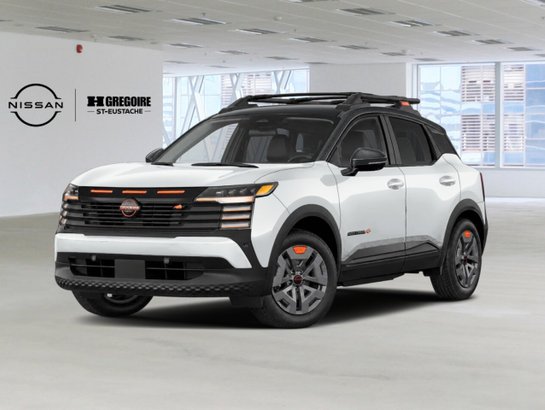 2027 Nissan Kicks Rock Creek Aspen White TriCoat/Super Black