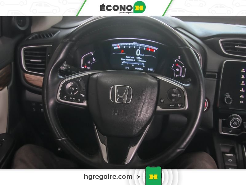 Honda CRV 821256 | TOURING AWD A/C CUIR TOIT MAGS 2018 Noir Laval - photo #14