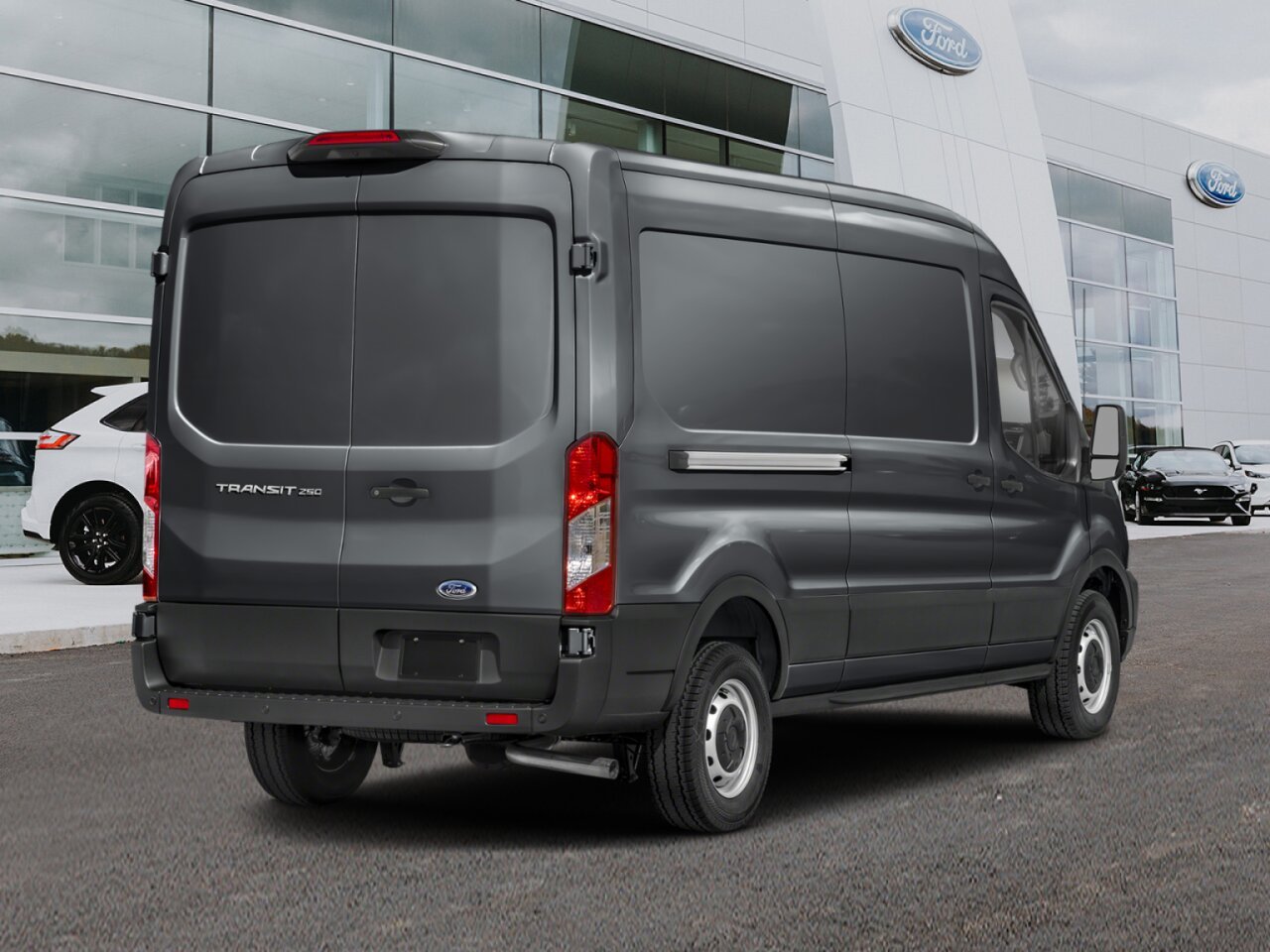 2026 Ford Transit Cargo Van Carbonized Grey Metallic Saint-Eustache - photo #2