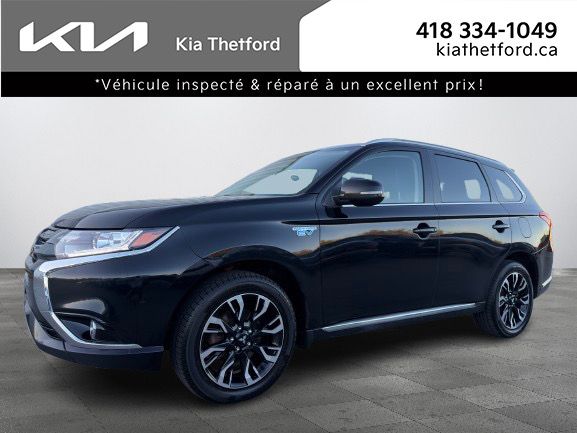Black 2018 Mitsubishi Outlander Hybrid Plug-in SUV / Crossover  Automatic