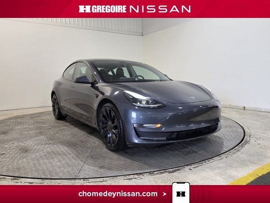 2022 Tesla Model 3 Performance AWD * Caméra 360 * Grey