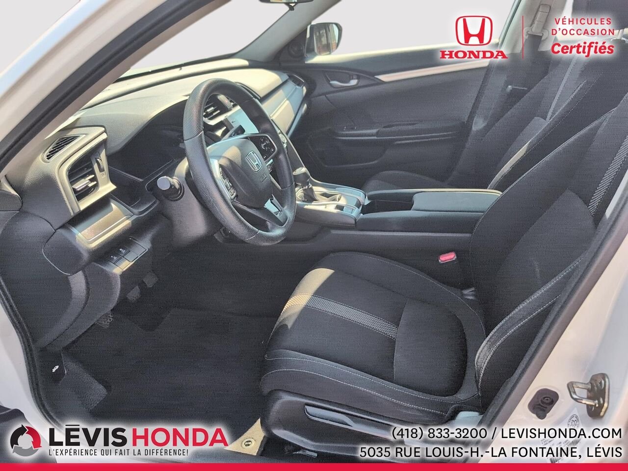 2019 Honda Civic LX LX BM White Lévis - photo #16