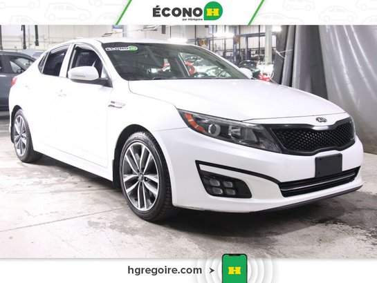 2015 Kia Optima SX CUIR GR ÉLEC A/C BLUETOOTH CAMÉRA MAGS White