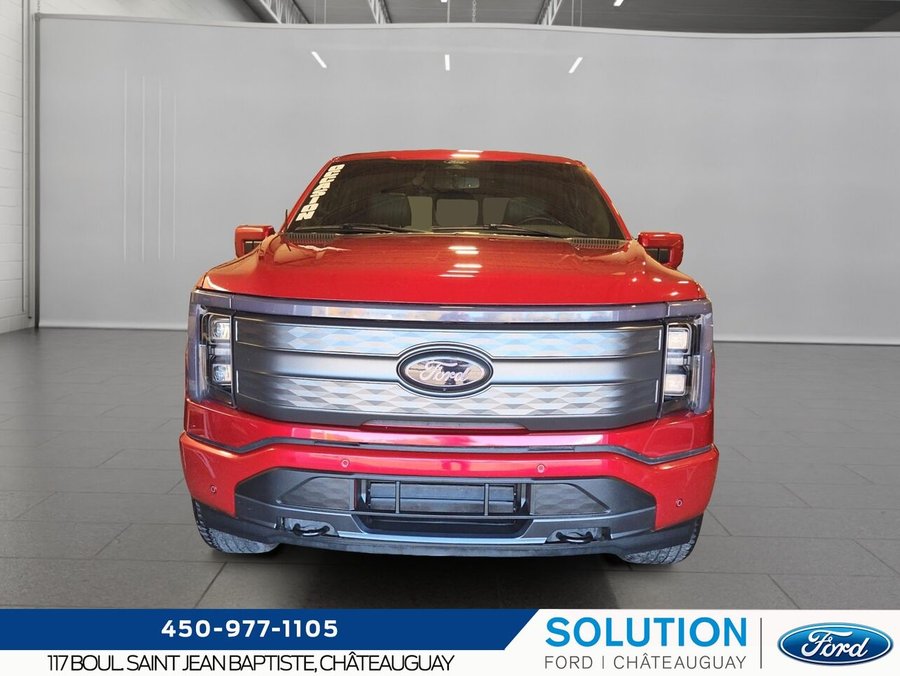 2024 Ford F-150 Lightning LARIAT LARIAT cabine SuperCrew 4RM caisse de 5,5 pi Red