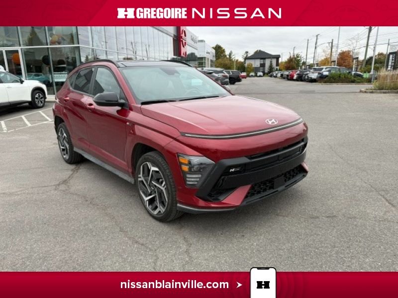 2025 Hyundai Kona N Line SIEGE CHAUFANT CARPLAY VOLANT CHAUFFANT Red