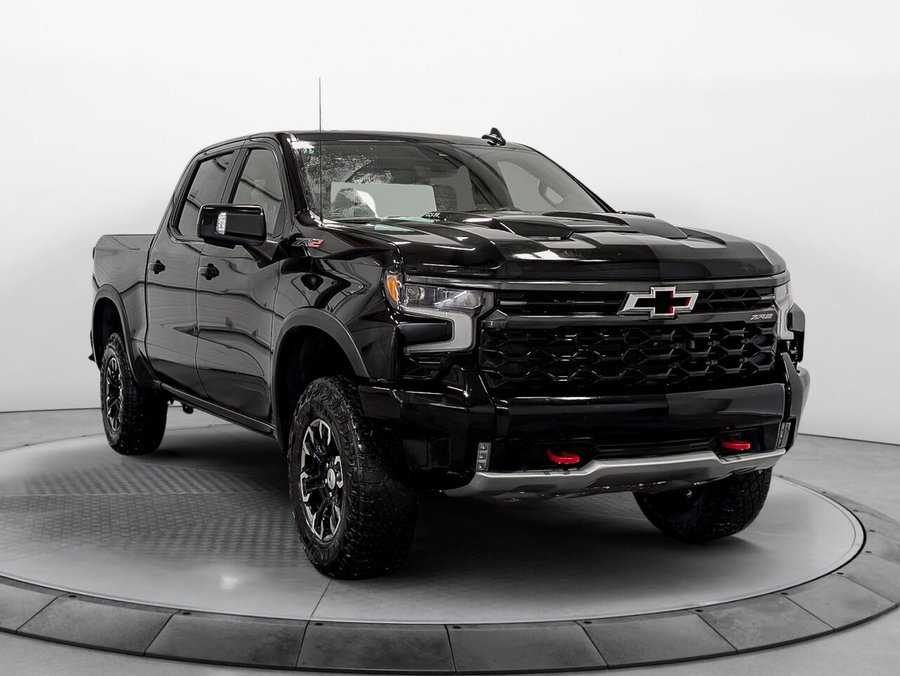 CHEVROLET Silverado 1500 ZR2 Moteur 6.2L 4WD Crew Cab Toit Ouvrant 2023 Noir