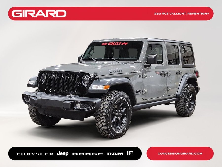 2023 JEEP WRANGLER WILLYS gray